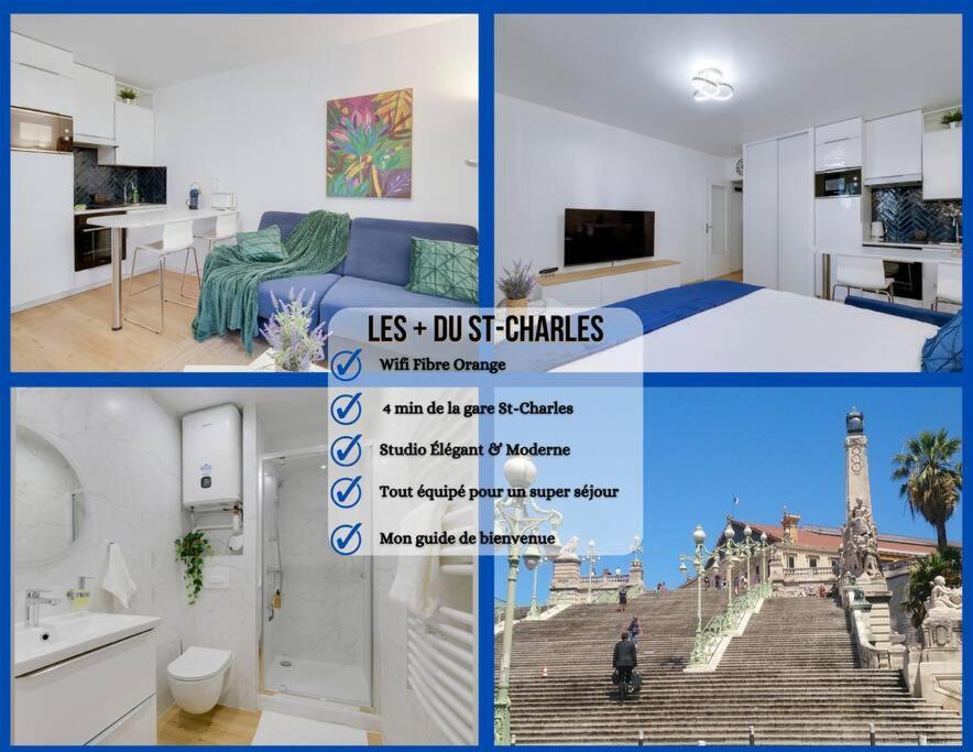 Le St-Charles#Wifi#Tgv Apartman Marseille Kültér fotó