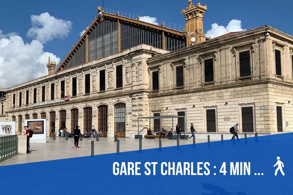 Le St-Charles#Wifi#Tgv Apartman Marseille Kültér fotó